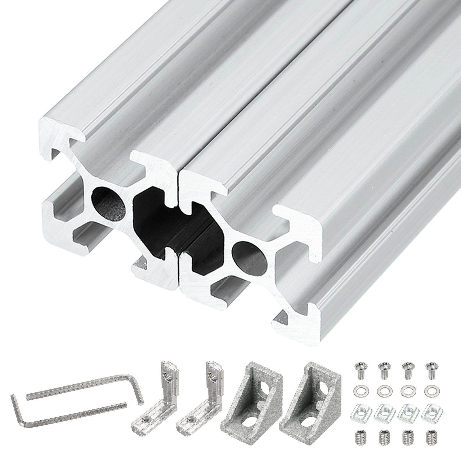 V Slot Aluminum Extrusion - 2 Zestawy Profilów Aluminiowych V-Slot 2020,