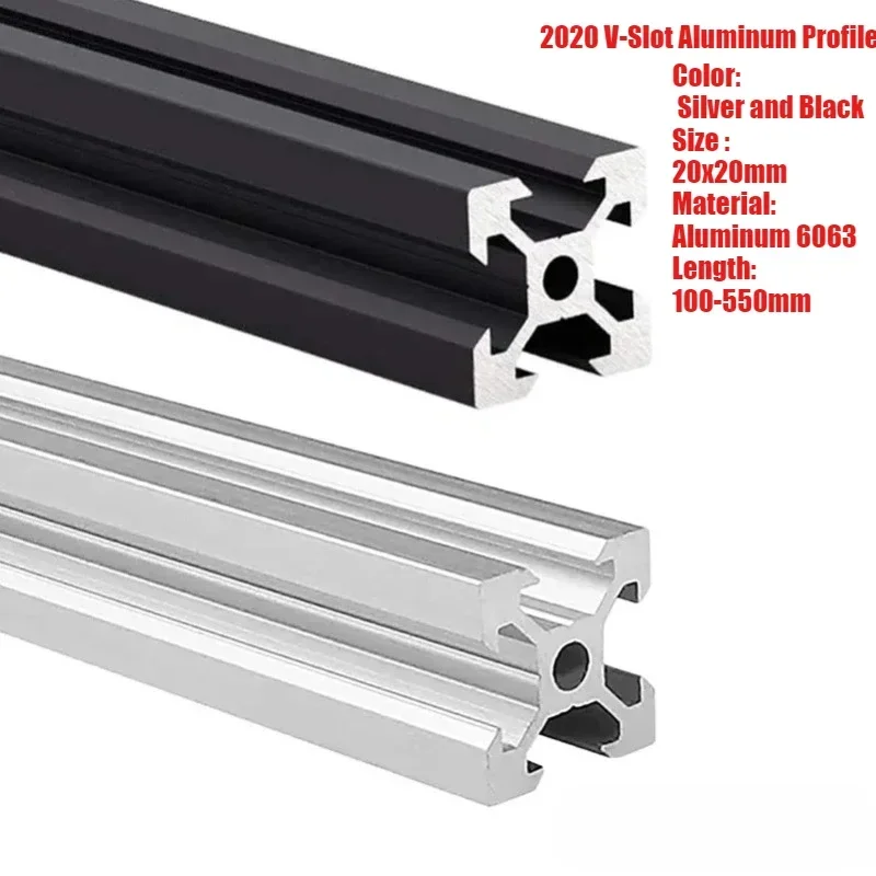 V Slot Aluminum Extrusion - 20x20mm otwarte budy 2020 profil aluminiowy