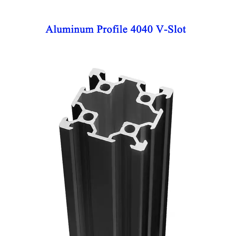 V Slot Aluminum Extrusion - 1 SZTUK 4040 V-slot 4040V Czarne