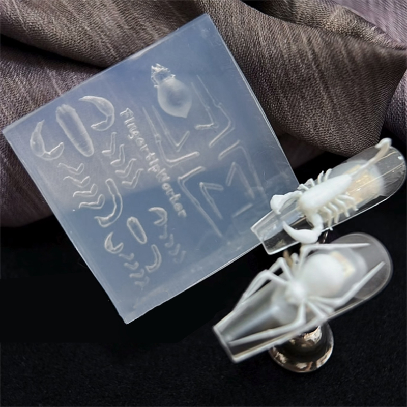 3D Printing Nails - Forma silikonowa 3D Pająk Skorpion do
