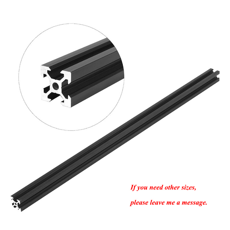 V Slot Aluminum Extrusion - 1 SZT. CZARNY PROFIL ALUMINIOWY V-Slot