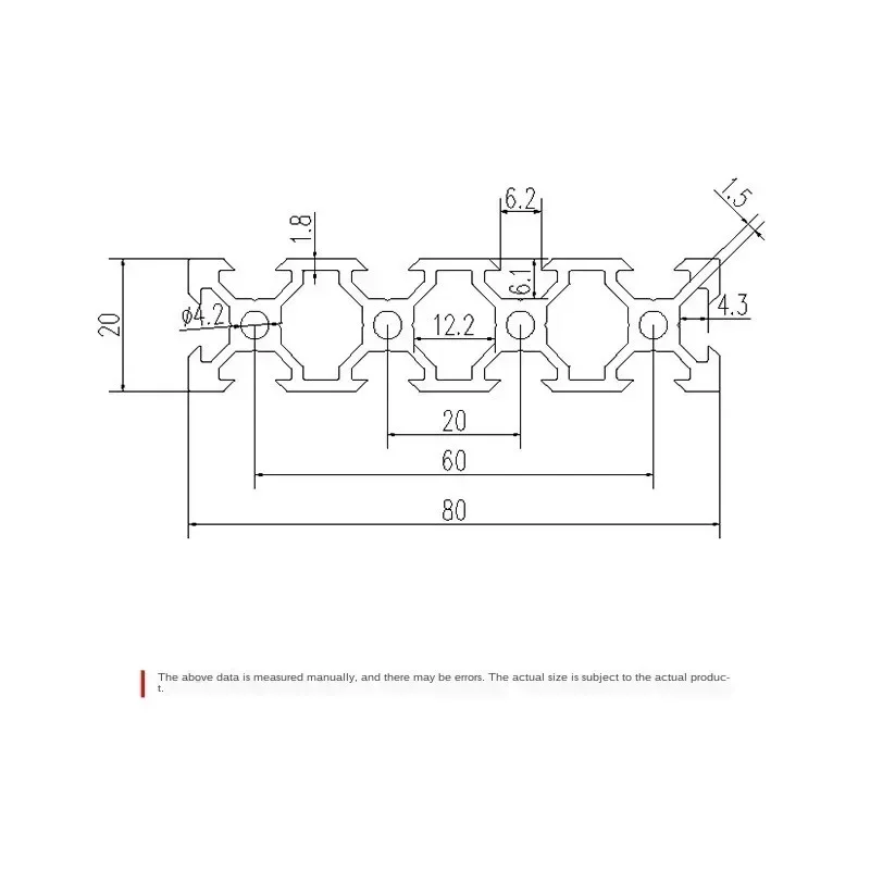 Aluminiowa rama profilowa 2080 – V Slot Aluminum Extrusion recenzja i cena