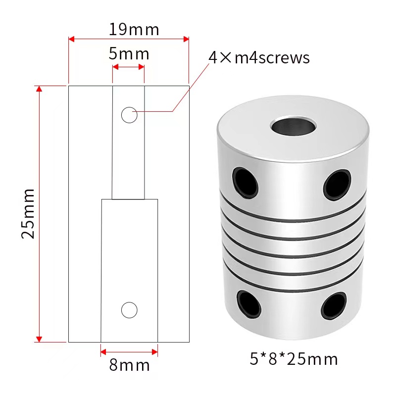 D19L25 3/4mm 5mm 6mm 6.35mm 8m – 3D Printing Z Axis recenzja i cena
