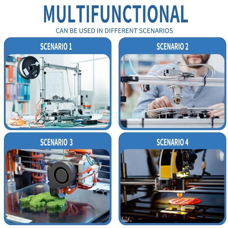 Czarny uchwyt na filament, wie – 3D Printing High Temperature Materials recenzja i cena