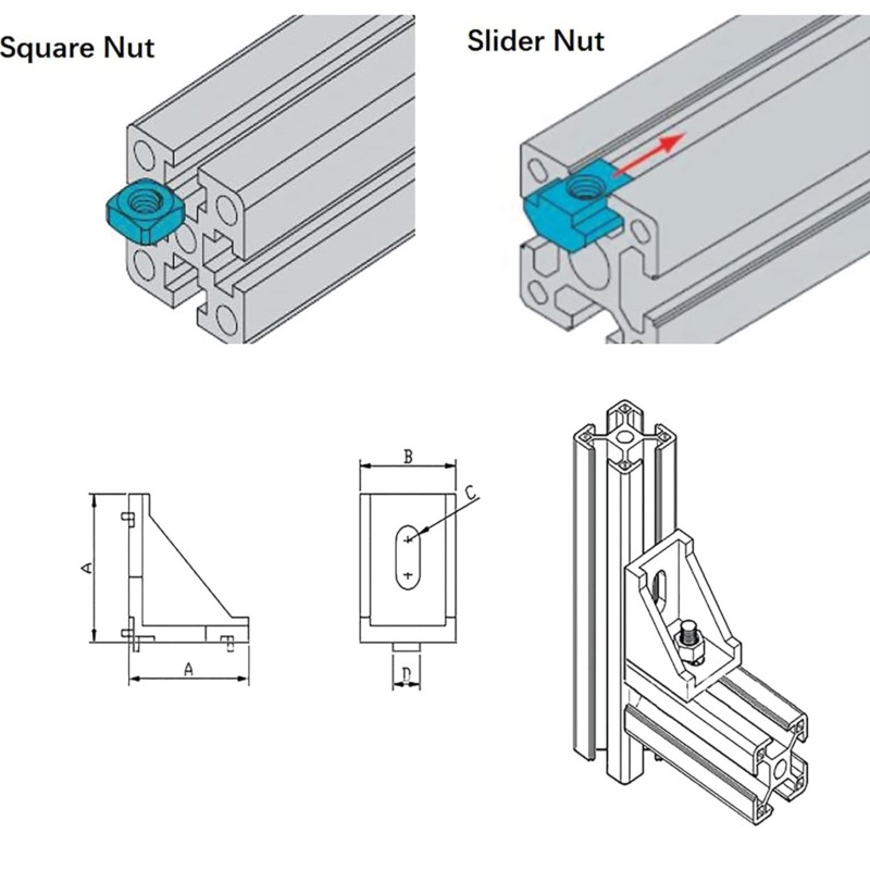 1 sztuk czarny 2040 t-slot eur – V Slot Aluminum Extrusion recenzja i cena