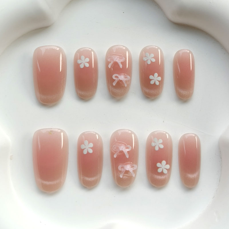10 szt. Modne, urocze różowo-f – 3D Printing Nails recenzja i cena