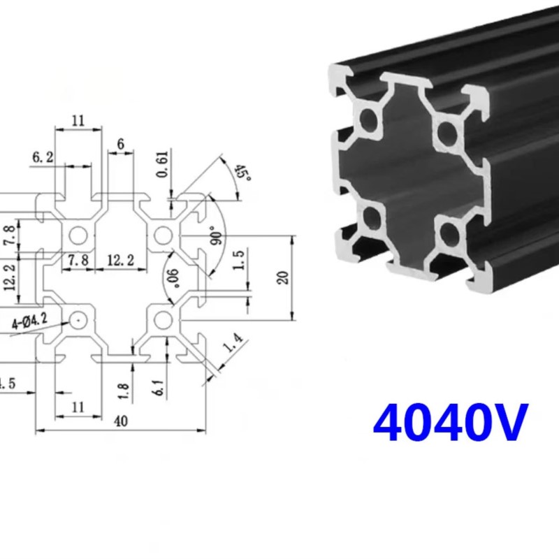 1 SZTUK 4040 V-slot 4040V Czar – V Slot Aluminum Extrusion recenzja i cena