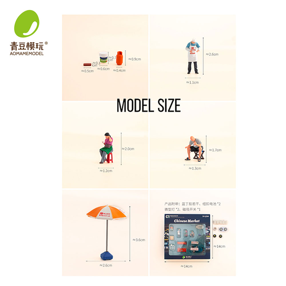 1/64 Model nocnego targu - Pre – 3D Printing Kit recenzja i cena